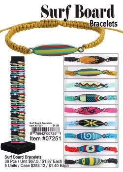Surf Board Bracelets
